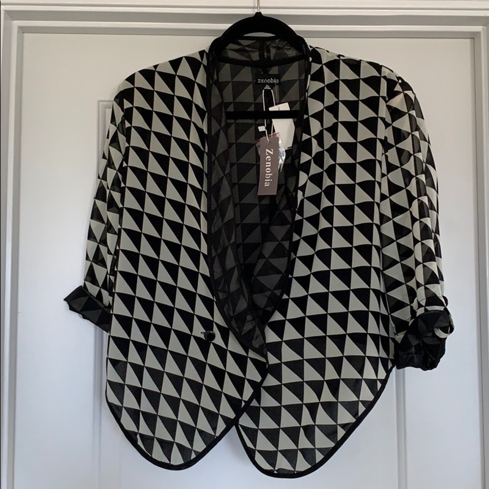 NWT Cropped Blazer